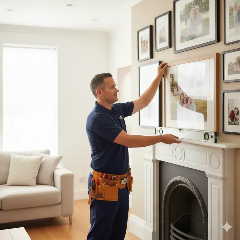 Exeter handyman for odd jobs and quick fixes - picture hanging, curtain poles, minor repairs